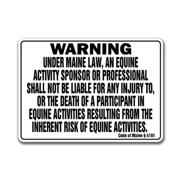 Signmission 14 in Height, Vinyl, 14" x 10", WS-D-1014-Maine WS-D-1014-Maine - main